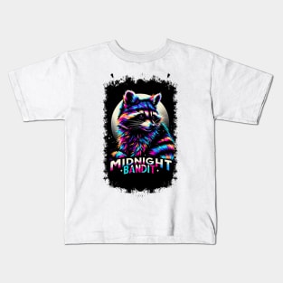 Spectral Raccoon Moon Guardian Kids T-Shirt